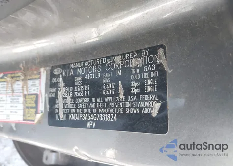 2016 Kia Soul + из США, поврежденный, VIN KNDJP3A54G7331824